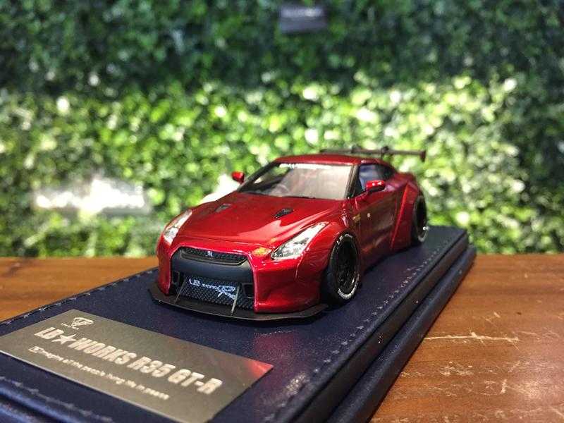 1/43 OneByOne LB-WORKS R35 GT-R Candy Red NS011ACR【MGM】