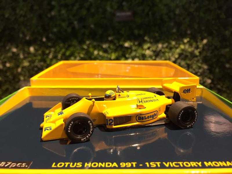 1/43 Minichamps A.Senna Lotus Honda 99T 1st Victory F1【MGM】