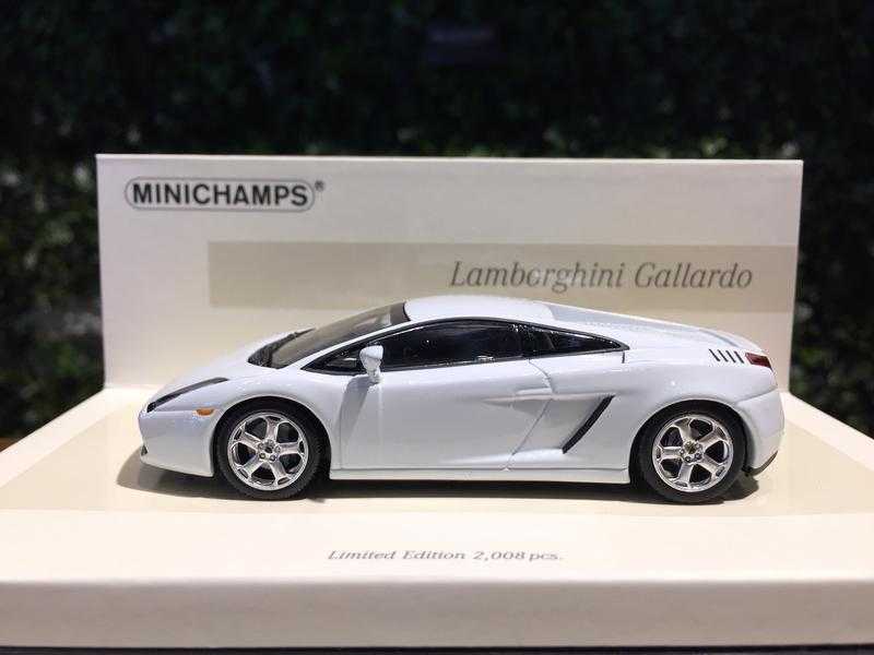 在庫一掃】 ☆1/43 白 2007 Gallardo Lamborghini MINICHAMPS 乗用車