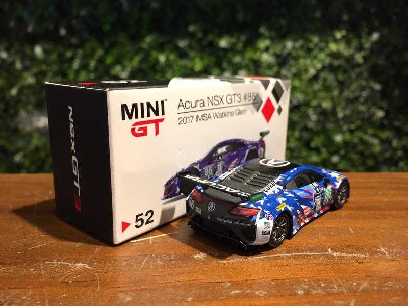 1/64 Mini GT Honda NSX GT3 #86 2017 IMSA Glen MGT00052L【MGM】