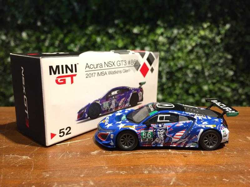 1/64 Mini GT Honda NSX GT3 #86 2017 IMSA Glen MGT00052L【MGM】