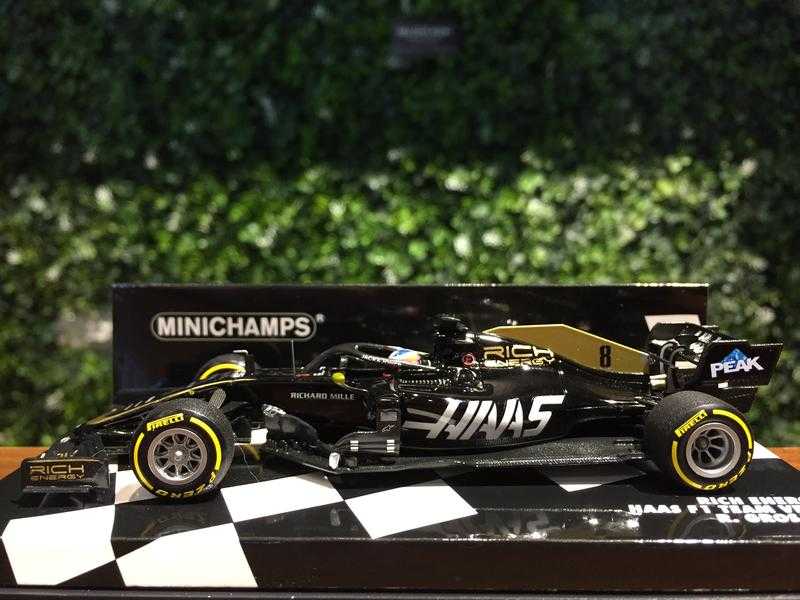 1/43 Minichamps R.Grosjean HAAS F1 VF-19 2019 417190008【MGM】