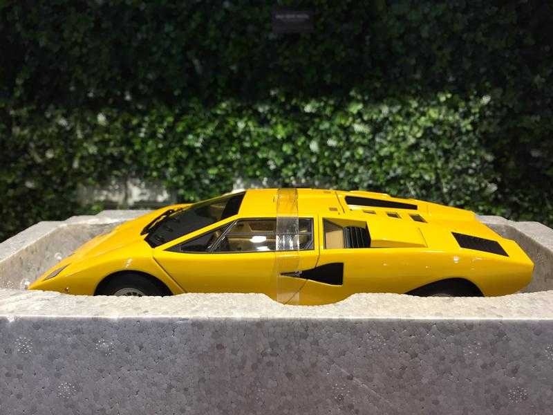 1/18 AUTOart Lamborghini Countach LP400 Yellow 74646【MGM】