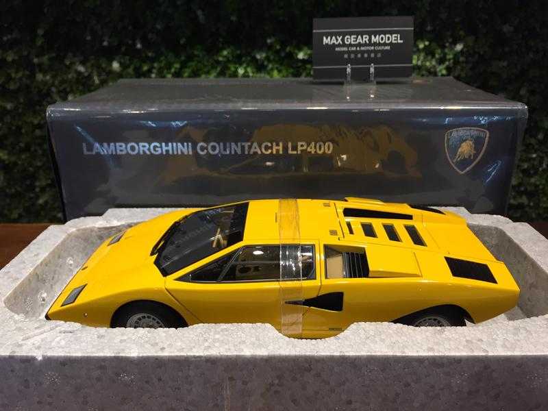 1/18 AUTOart Lamborghini Countach LP400 Yellow 74646【MGM】