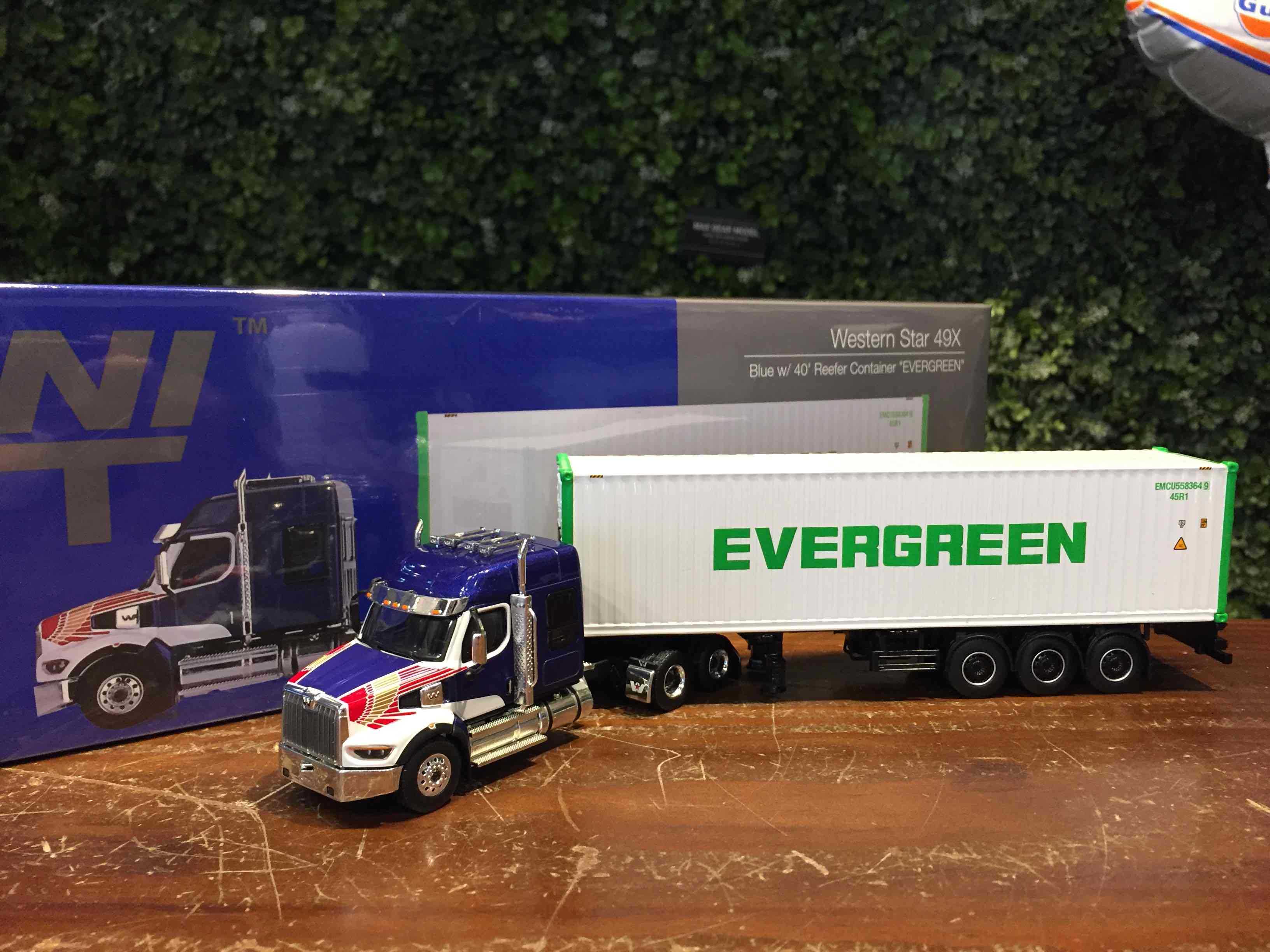 1/64 MiniGT Western Star 49X 40ft EverGreen MGT00597L【MGM】