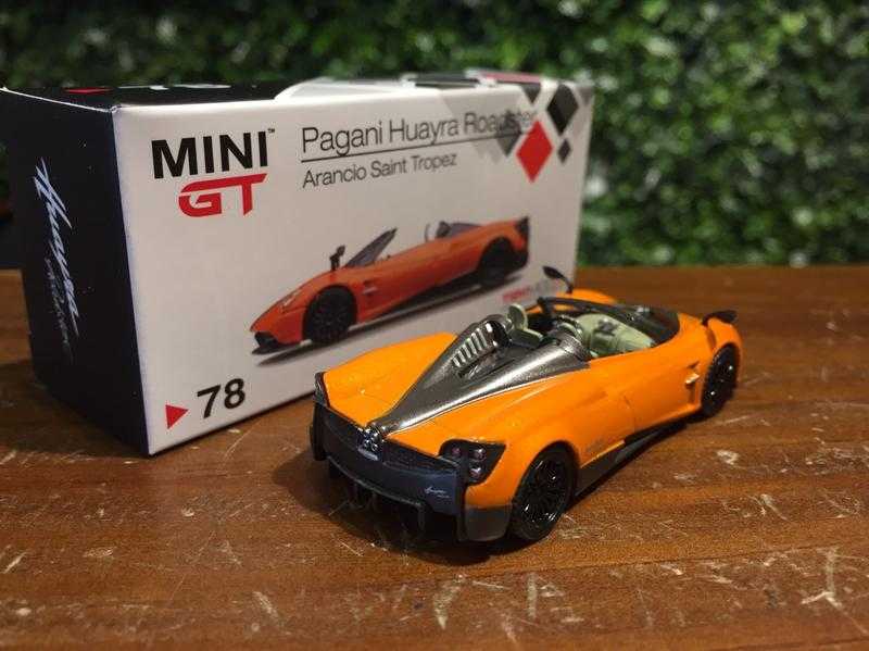 1/64 Mini GT Pagani Huayra Roadster Arancio MGT00078【MGM】