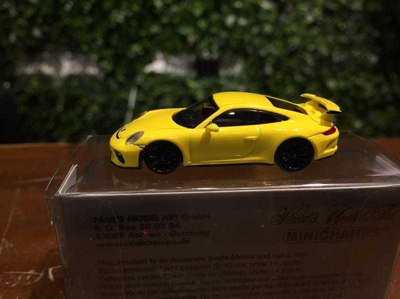 1/87 Minichamps Porsche 911 (991) GT3 2017 870067321【MGM】