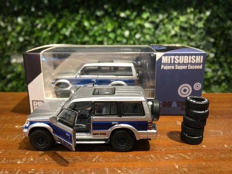 1/64 BM Creations Mitsubishi Pajero 2nd Blue 64B0037【MGM】