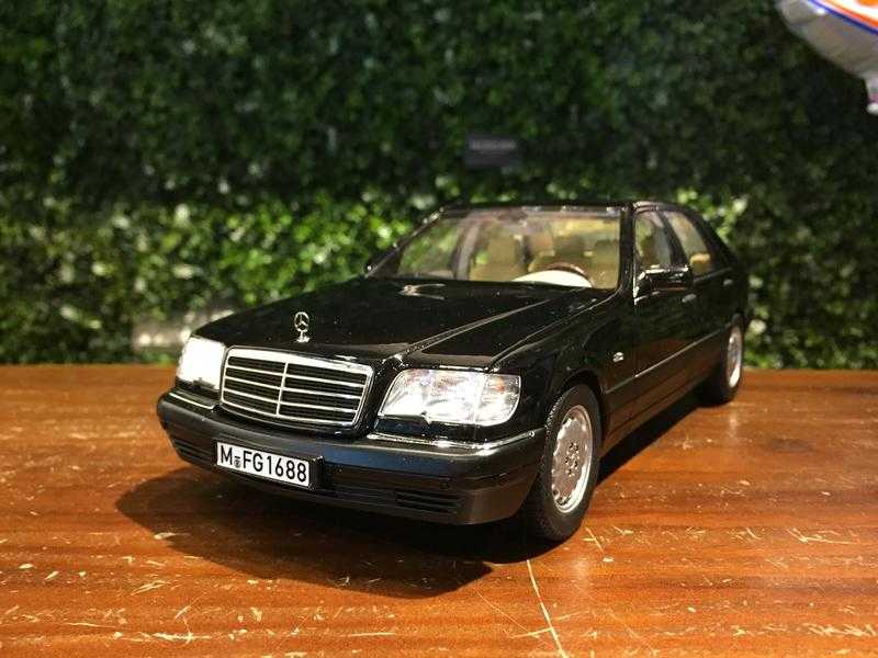 1/18 Norev Mercedes-Benz S320 (W140) 1997 Black 183721【MGM】