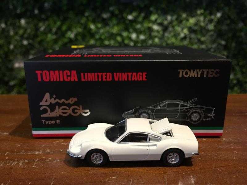 1/64 Tomica TLVN Ferrari Dino 246 GT Type E White【MGM】