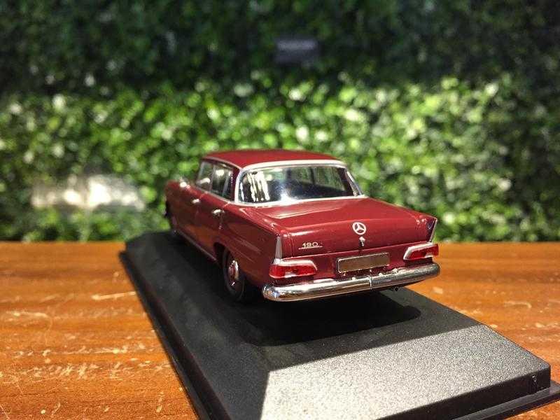 1/43 Minichamps Mercedes-Benz 190 1961 Red 940037201【MGM】