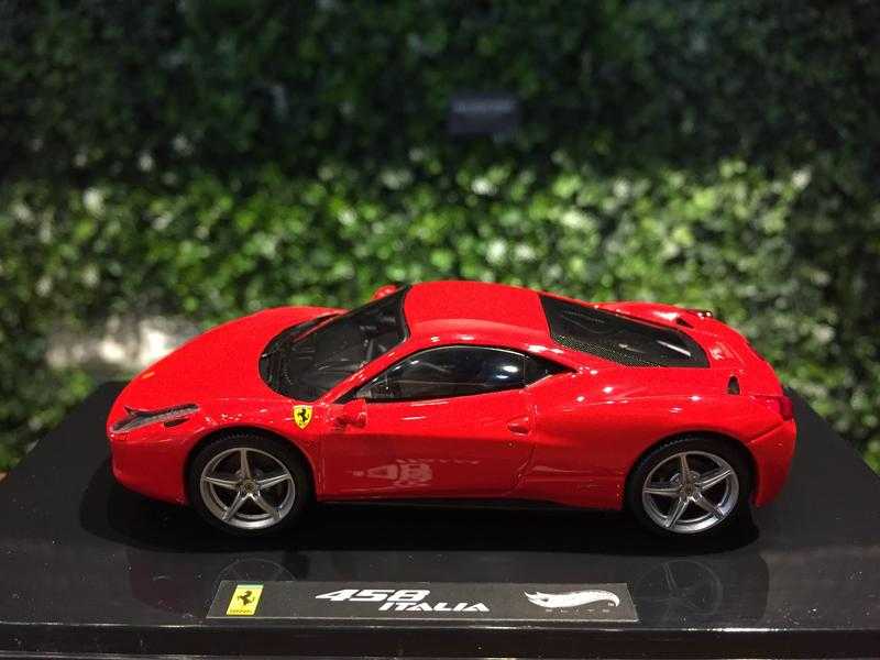 1/43 HotWheels Elite Ferrari 458 Italia 2009 Red X5502【MGM】