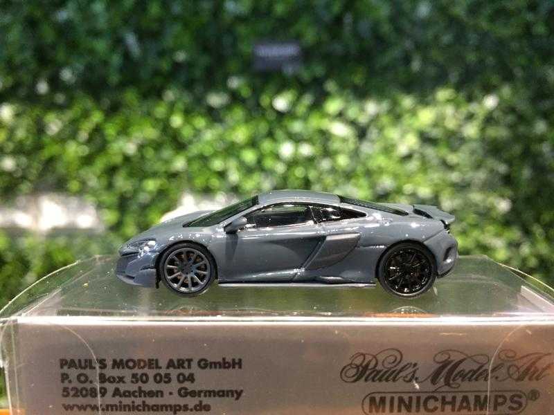 1/87 Minichamps McLaren 675LT Coupe Grey 870154420【MGM】