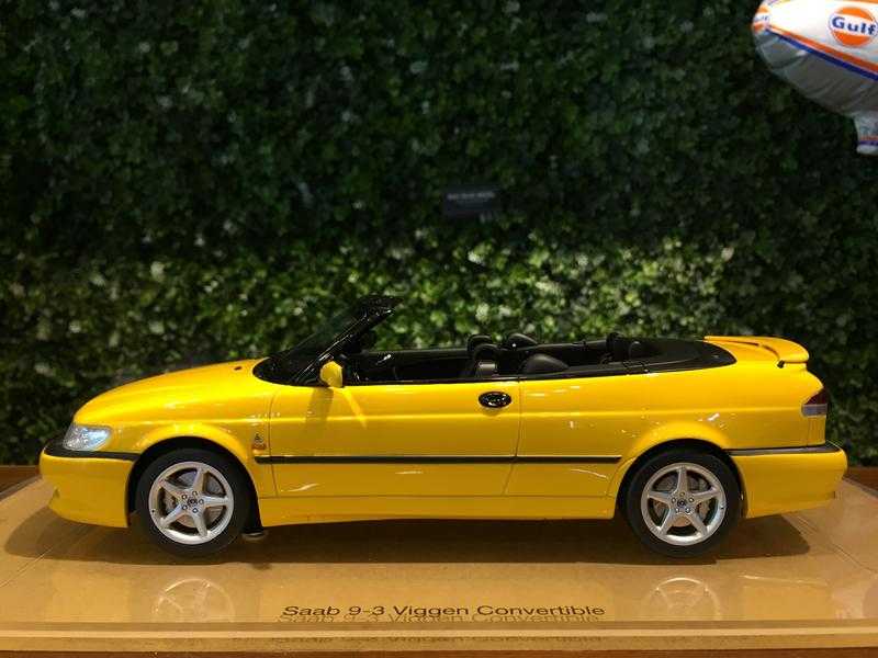 1/18 DNA Collectables Saab 9-3 Vigen Yellow DNA000055【MGM】