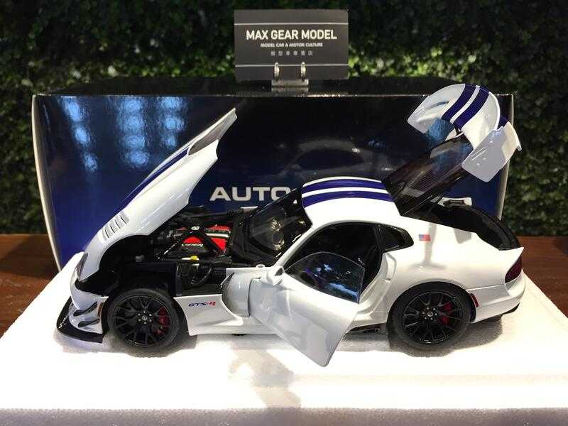 1/18 AUTOart Dodge Viper GTS-R ACR 2017 White 71731【MGM】