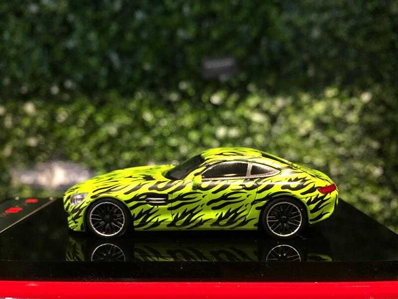 1/64 ScaleMini Mercedes-AMG GTS Neon Yellow SM64200302【MGM】