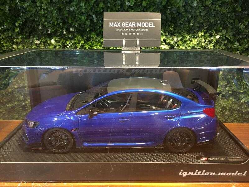 1/18 Ignition model イグニッションモデル SUBARU S208 CBA-VAB WR Blue Pearl 検 IMPREZA  WRX STi インプレッサ スバル IG1663 - ミニカー