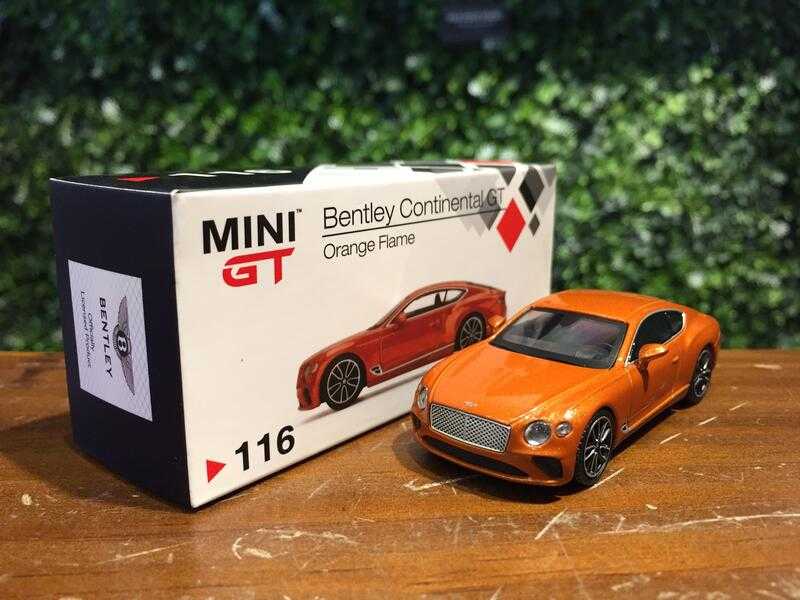 1/64 Mini GT Bentley Continental GT Orange MGT00116【MGM】
