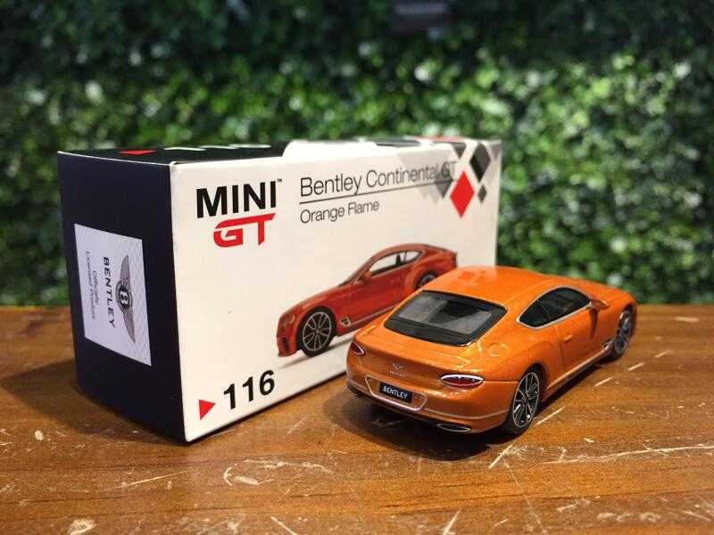 1/64 Mini GT Bentley Continental GT Orange MGT00116【MGM】