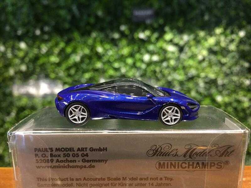 1/87 Minichamps McLaren 720S Blue 870178720【MGM】