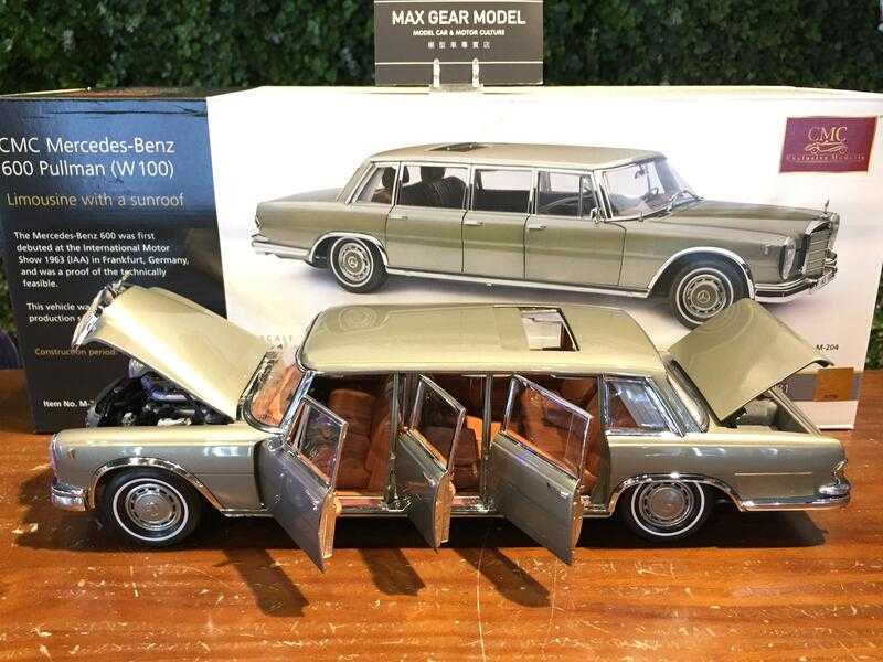 1/18 CMC Mercedes-Benz 600 Pullman (W100) Sunroof M204【MGM】