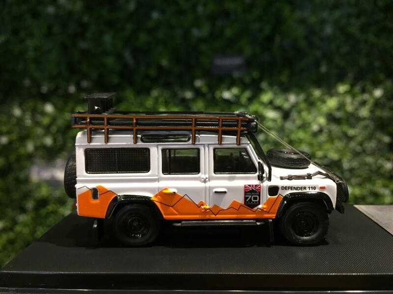 1/64 Master Land Rover Defender 110 70th Anni 附配件【MGM】