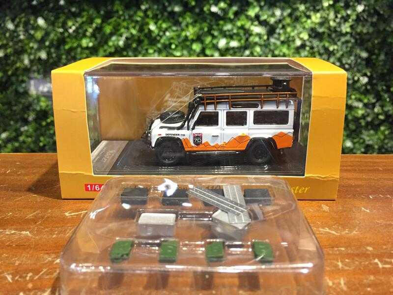 1/64 Master Land Rover Defender 110 70th Anni 附配件【MGM】