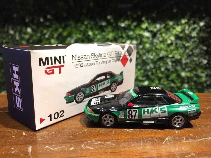 1/64 Mini GT Nissan GT-R R32 #87 HKS 1992 MGT00102R【MGM】