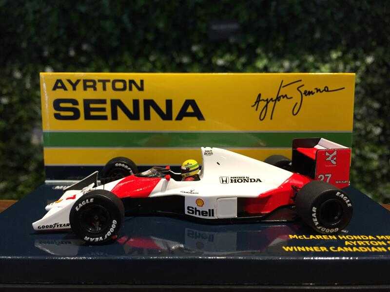 1/43 Minichamps McLaren MP4/5B Senna Winner Canadian【MGM】