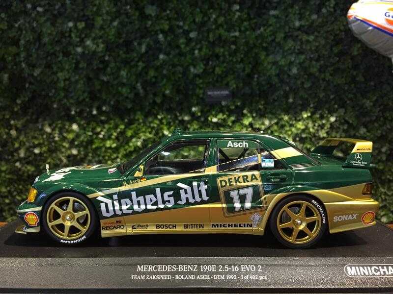 1/18 Minichamps Mercedes-Benz 190E EVO 2 #17 155923617【MGM】