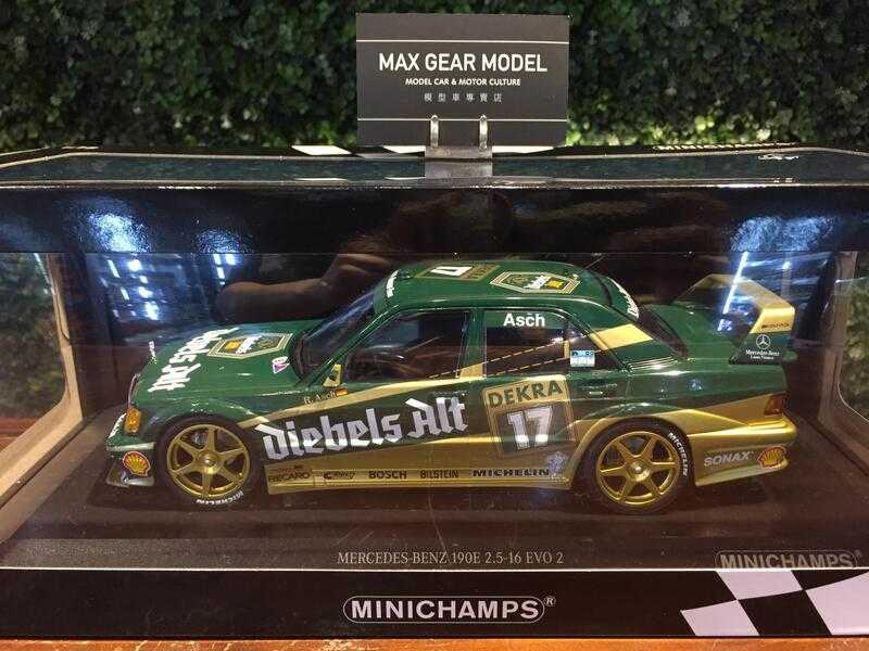 1/18 Minichamps Mercedes-Benz 190E EVO 2 #17 155923617【MGM】