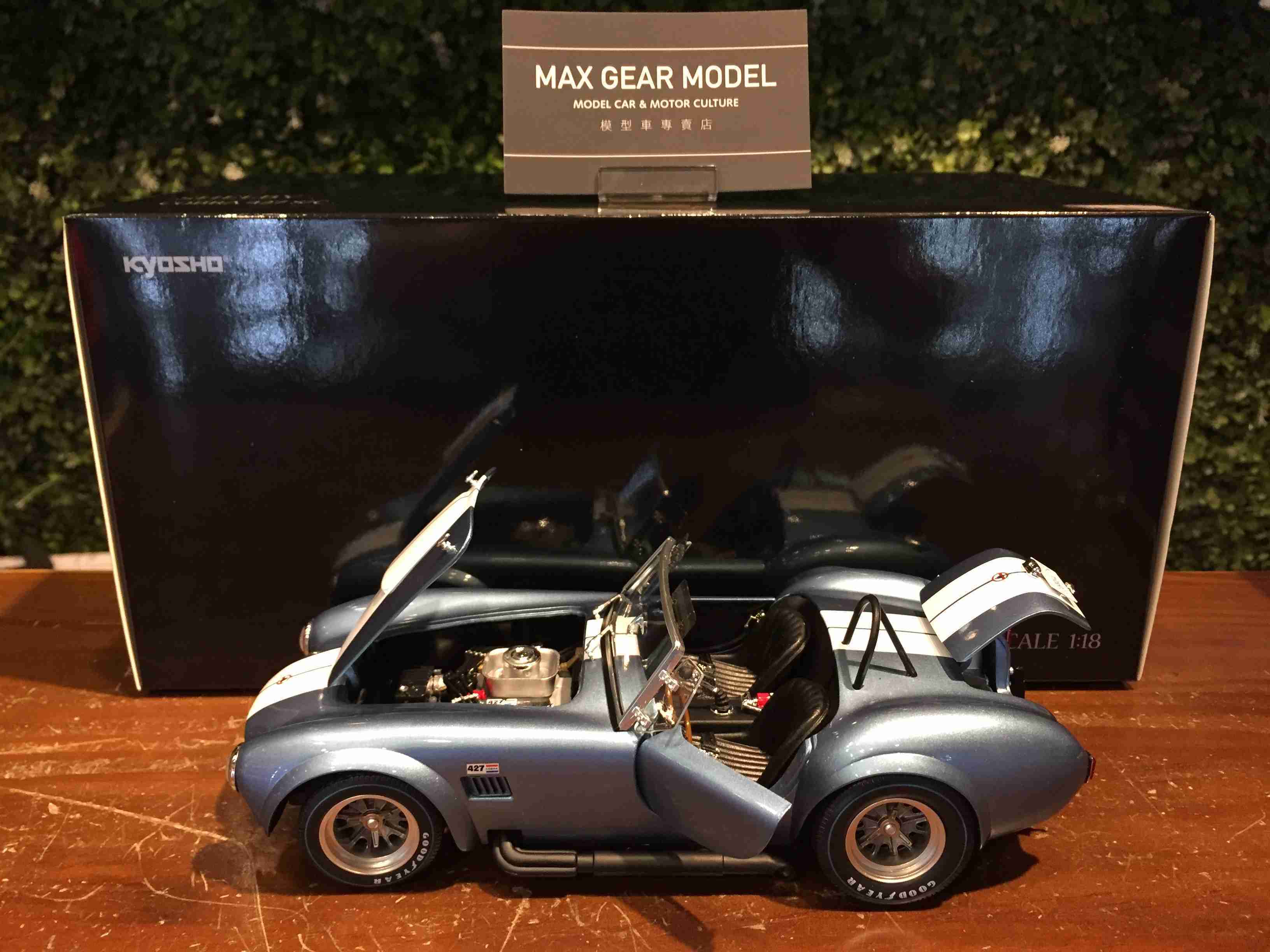 1/18 Kyosho Shelby Cobra 427 S/C Sapphire Blue 08047SBL【MGM】