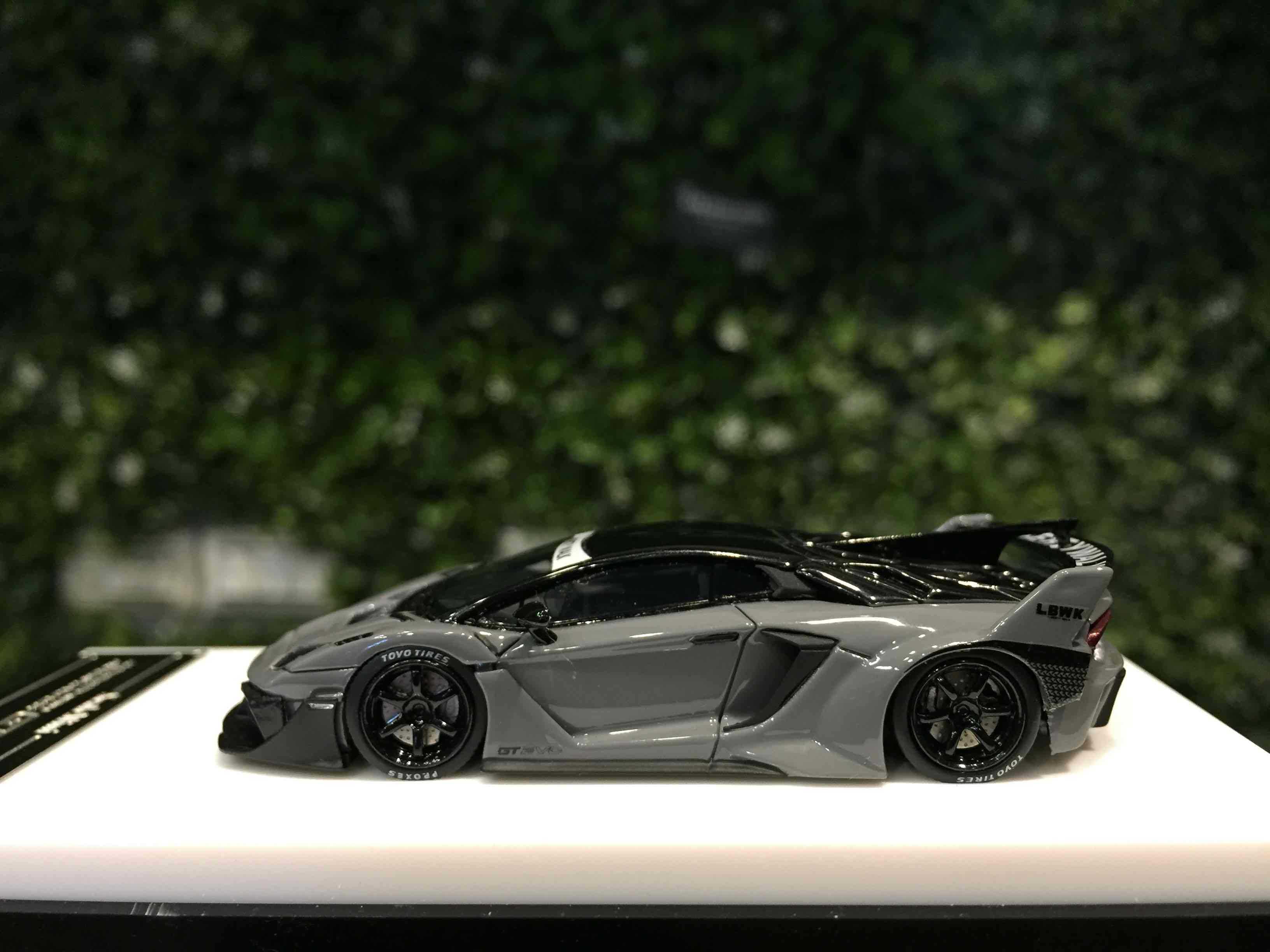 1/64 ScaleMini LBWK Aventador GT EVO Cement Grey【MGM】