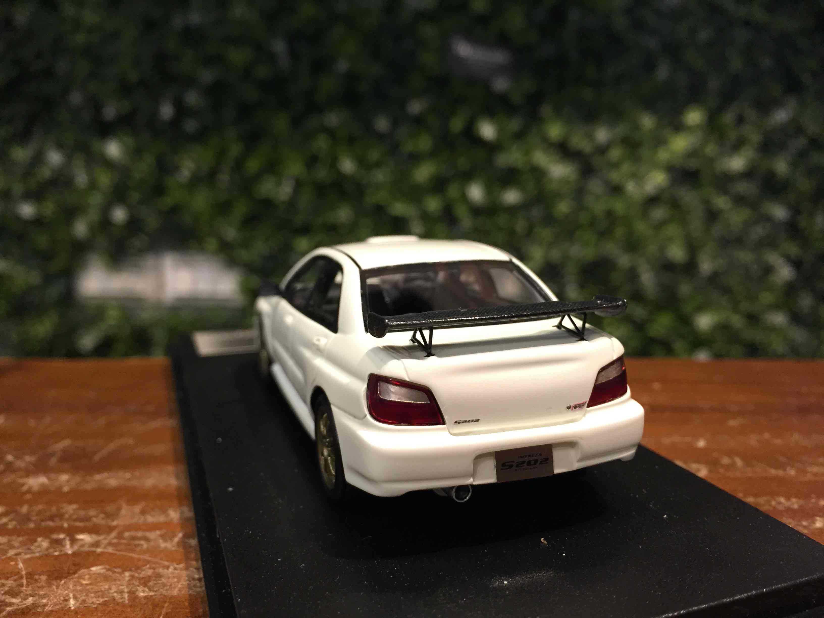 1/43 Hi-Story Subaru Impreza S202 STI 2002 HS402WH【MGM】