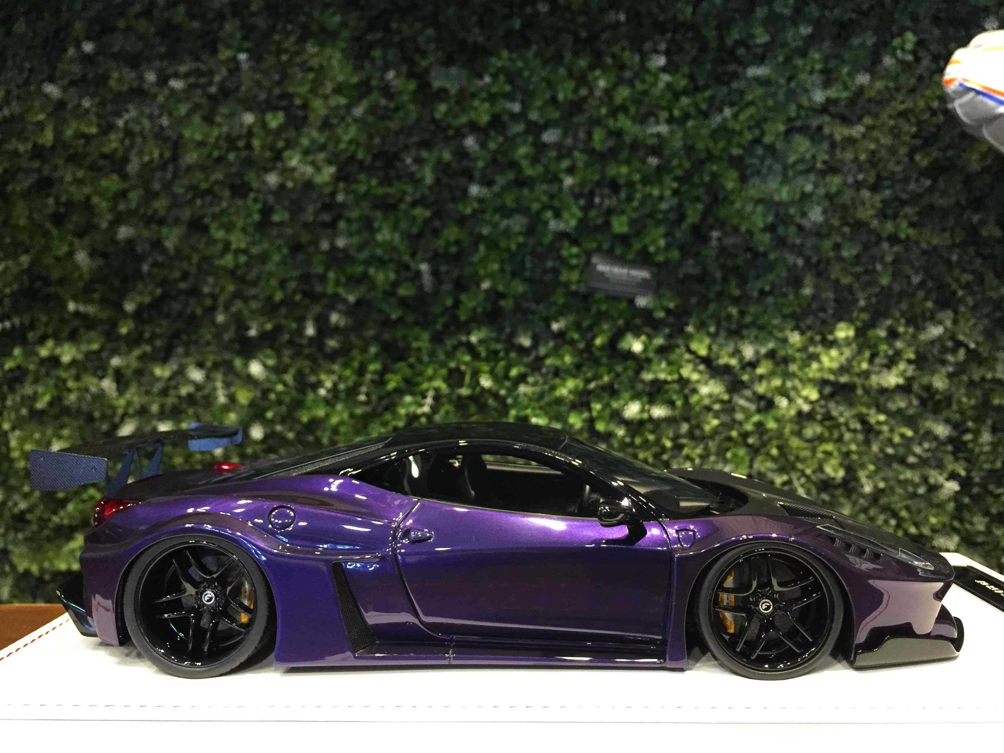 1/18 IVY LBWK Ferrari 458 GT Purple【MGM】