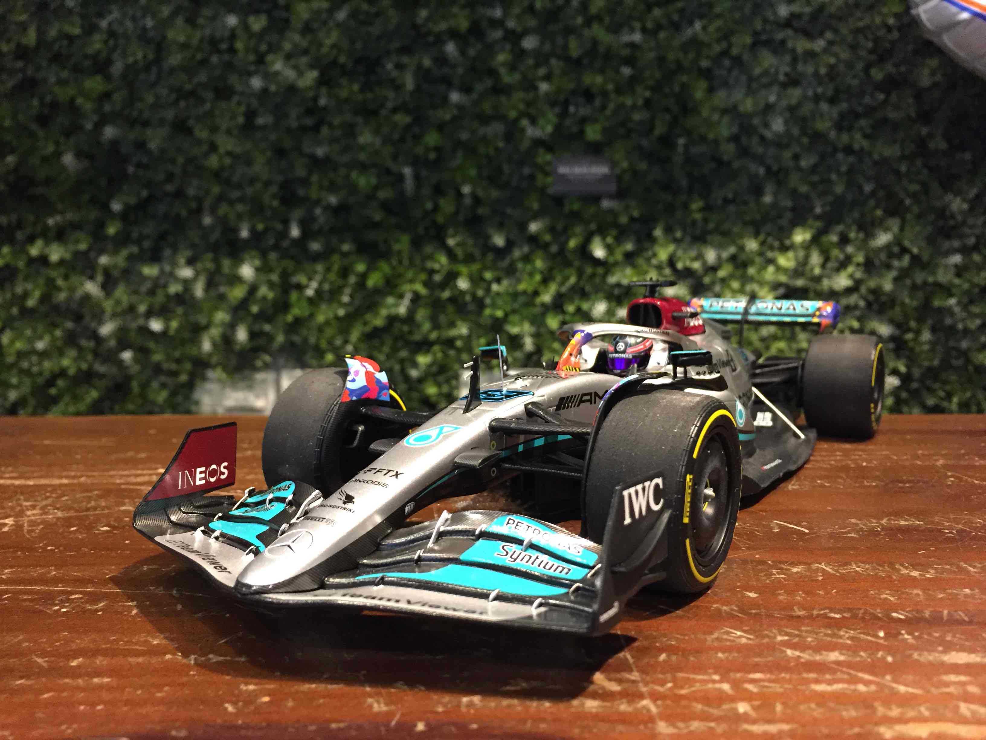 1/18 Minichamps MercedesAMG W13 GeorgeRussell 110220563【MGM】