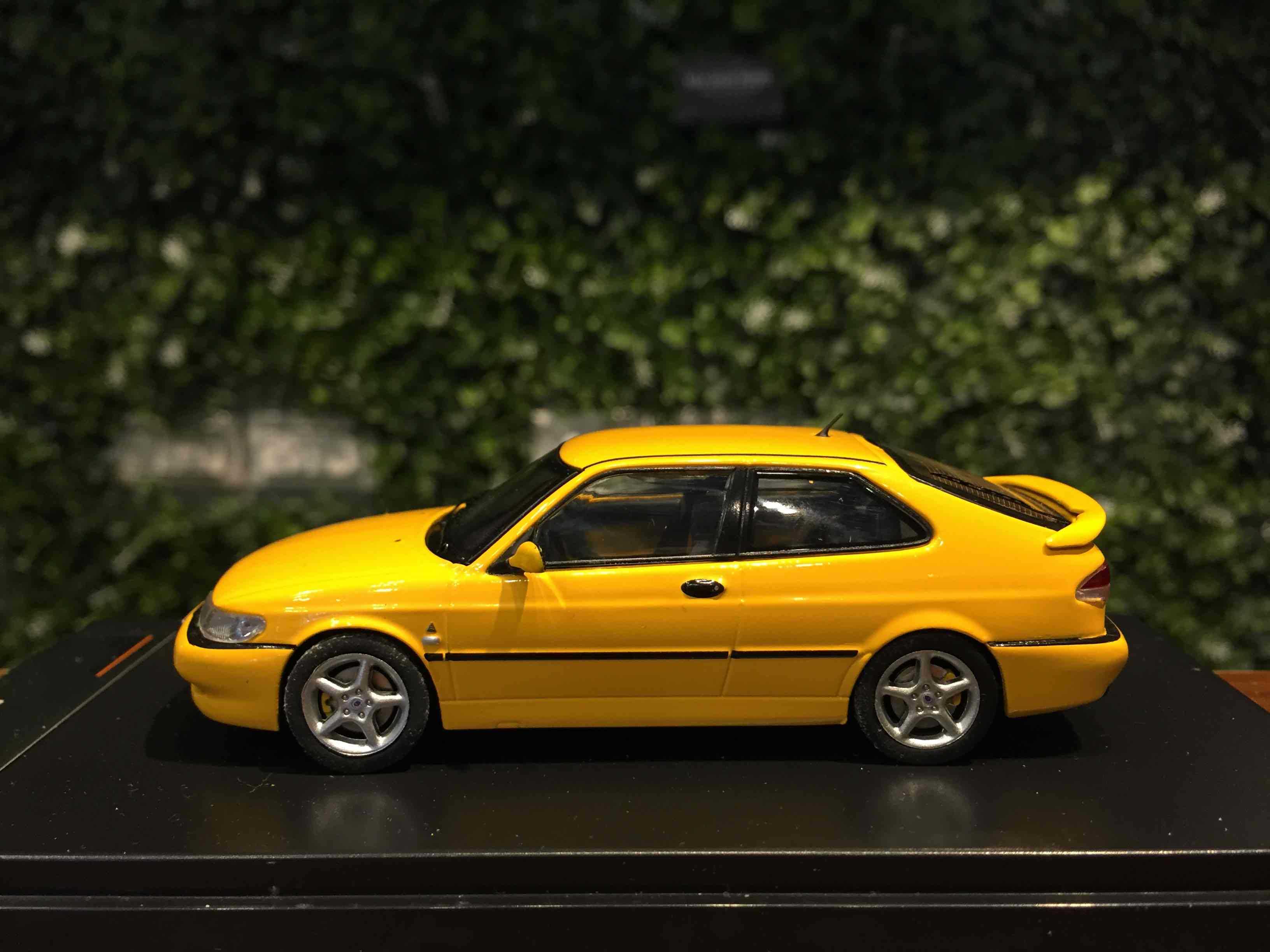 1/43 PremiumX Saab 9-3 Viggen 1999 Yellow PRD432【MGM】