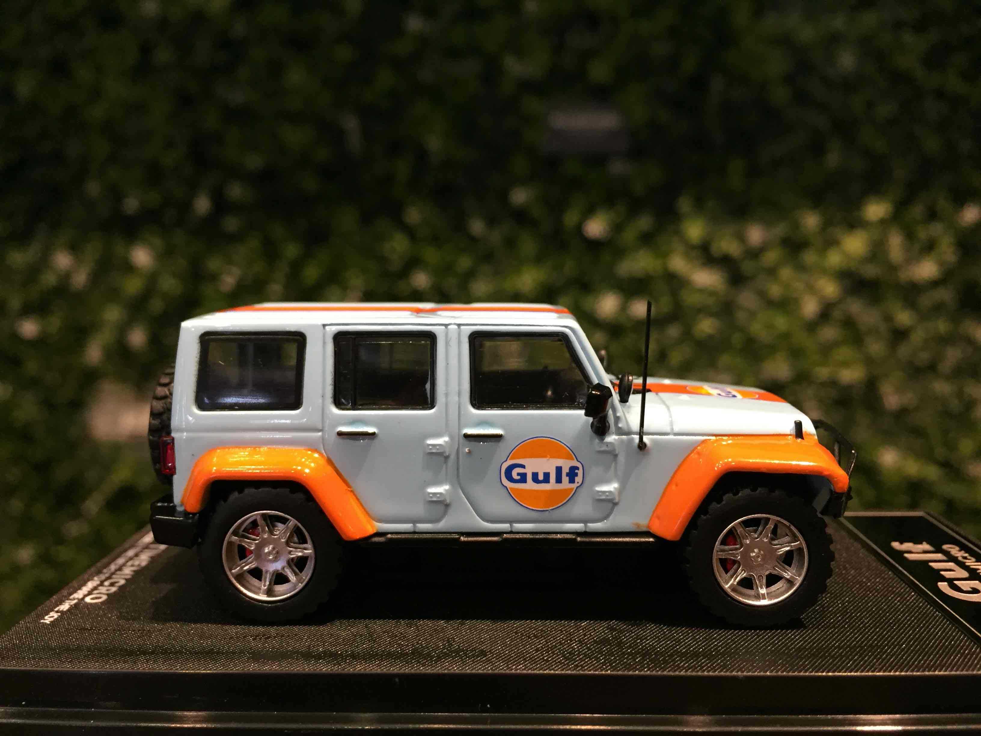 1/64 TimeModel Jeep Wrangler Rubicon Gulf TM643008【MGM】