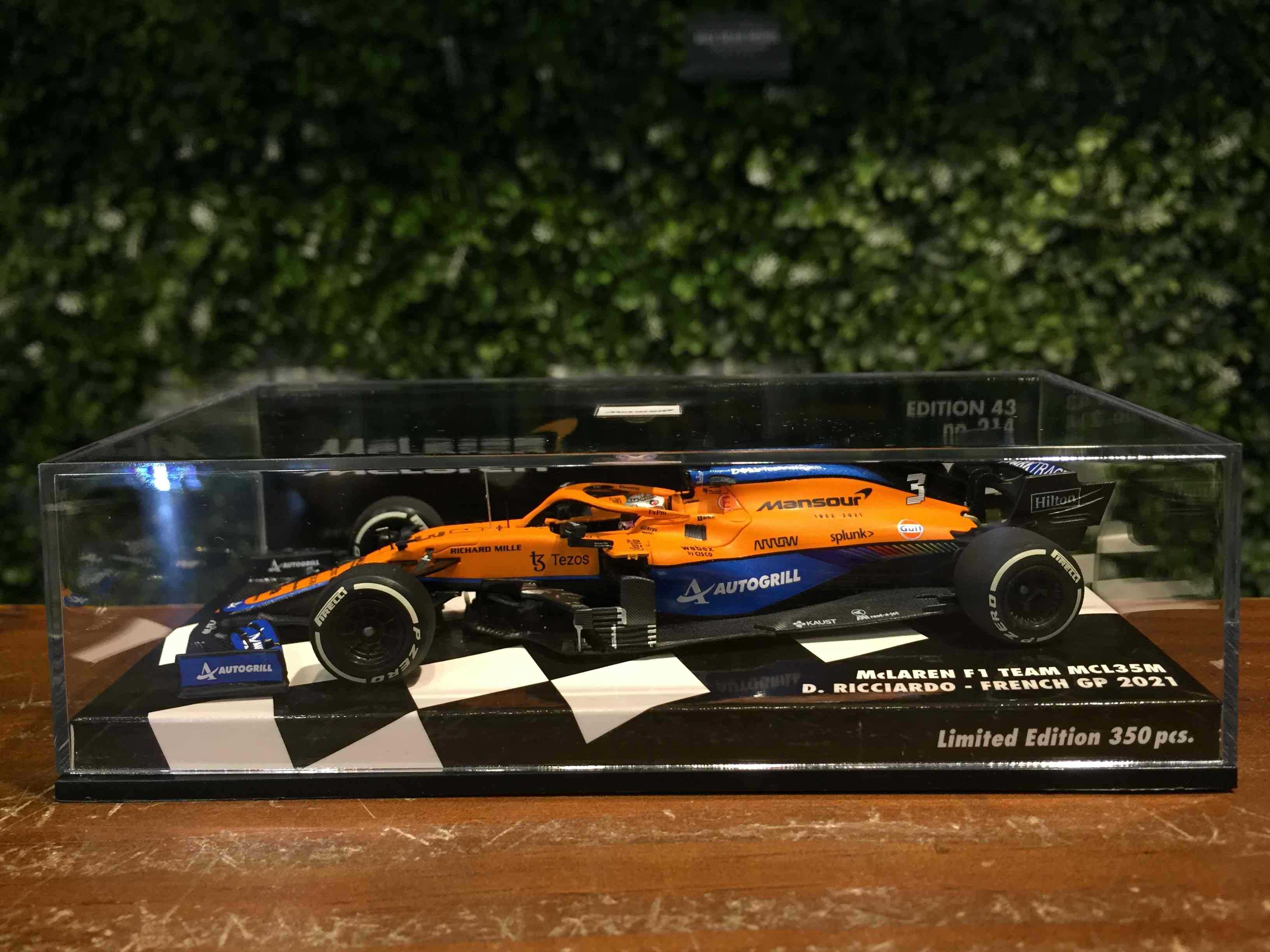 1/43 Minichamps McLaren MCL35M D.Ricciardo 537215103【MGM】