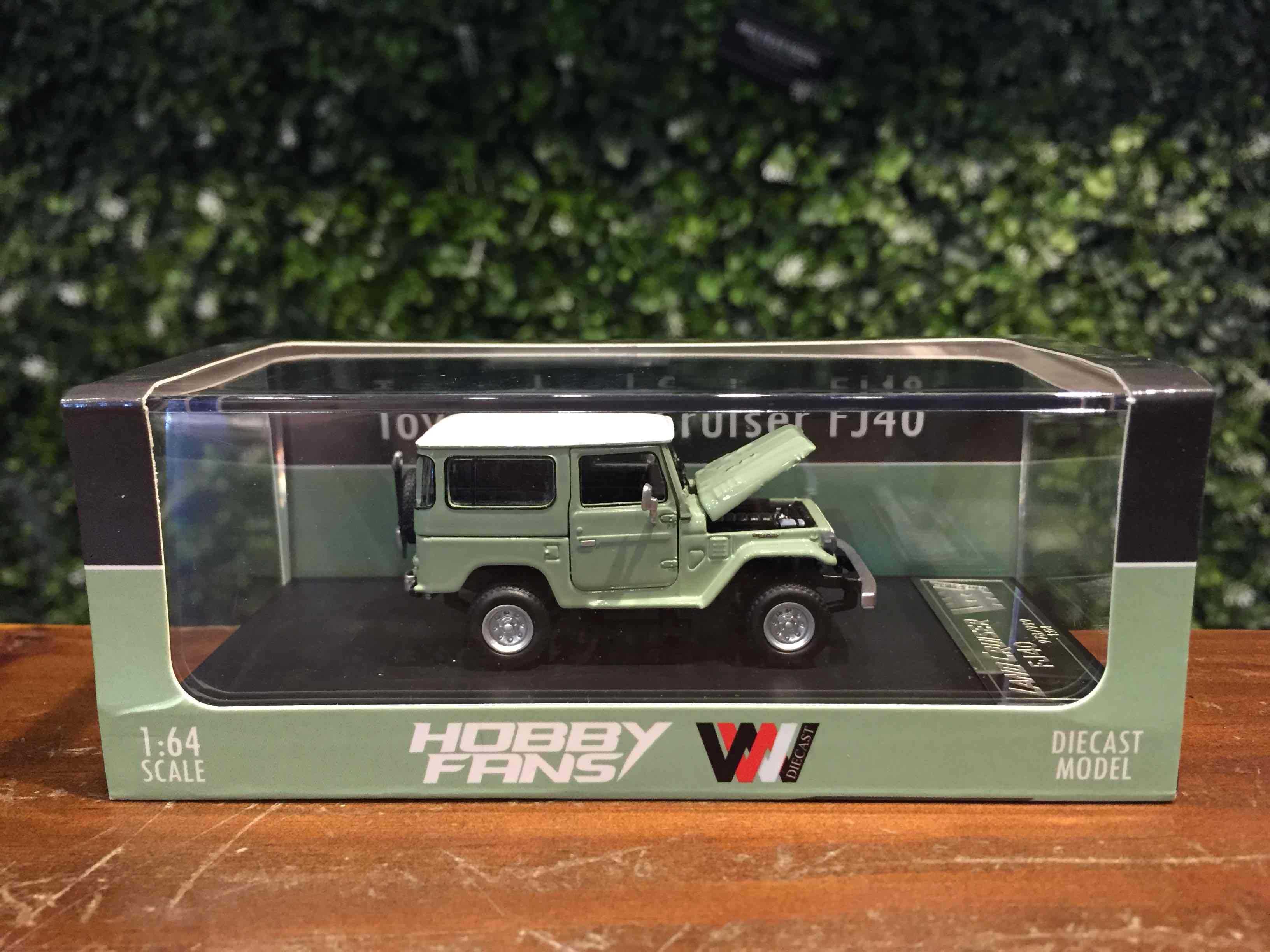 1/64 HF Toyota Land Cruiser FJ40 Green/WH HJ64FJ4011LG【MGM】