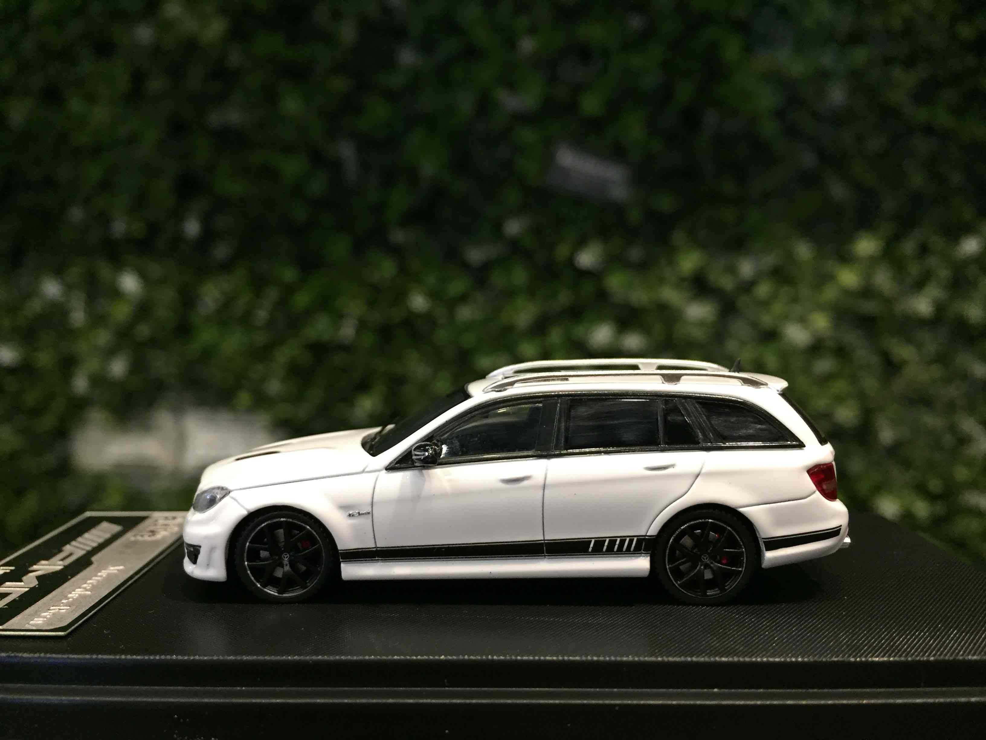 1/64 Flame Mercedes-AMG C63 (W204) 507 Wagon White【MGM】
