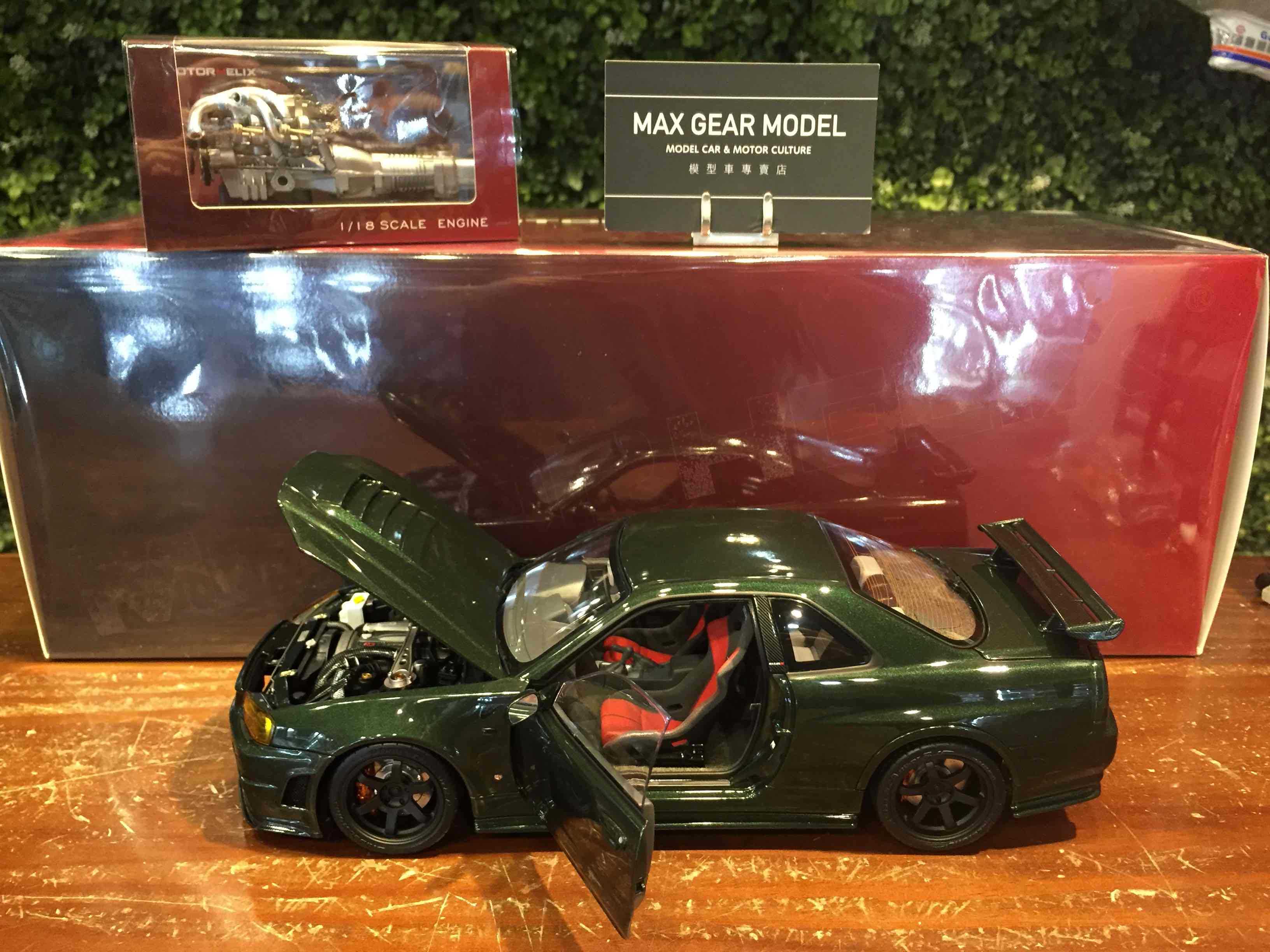 1/18 Motorhelix Nissan Skyline GTR R34 Nismo CRS M83408【MGM】