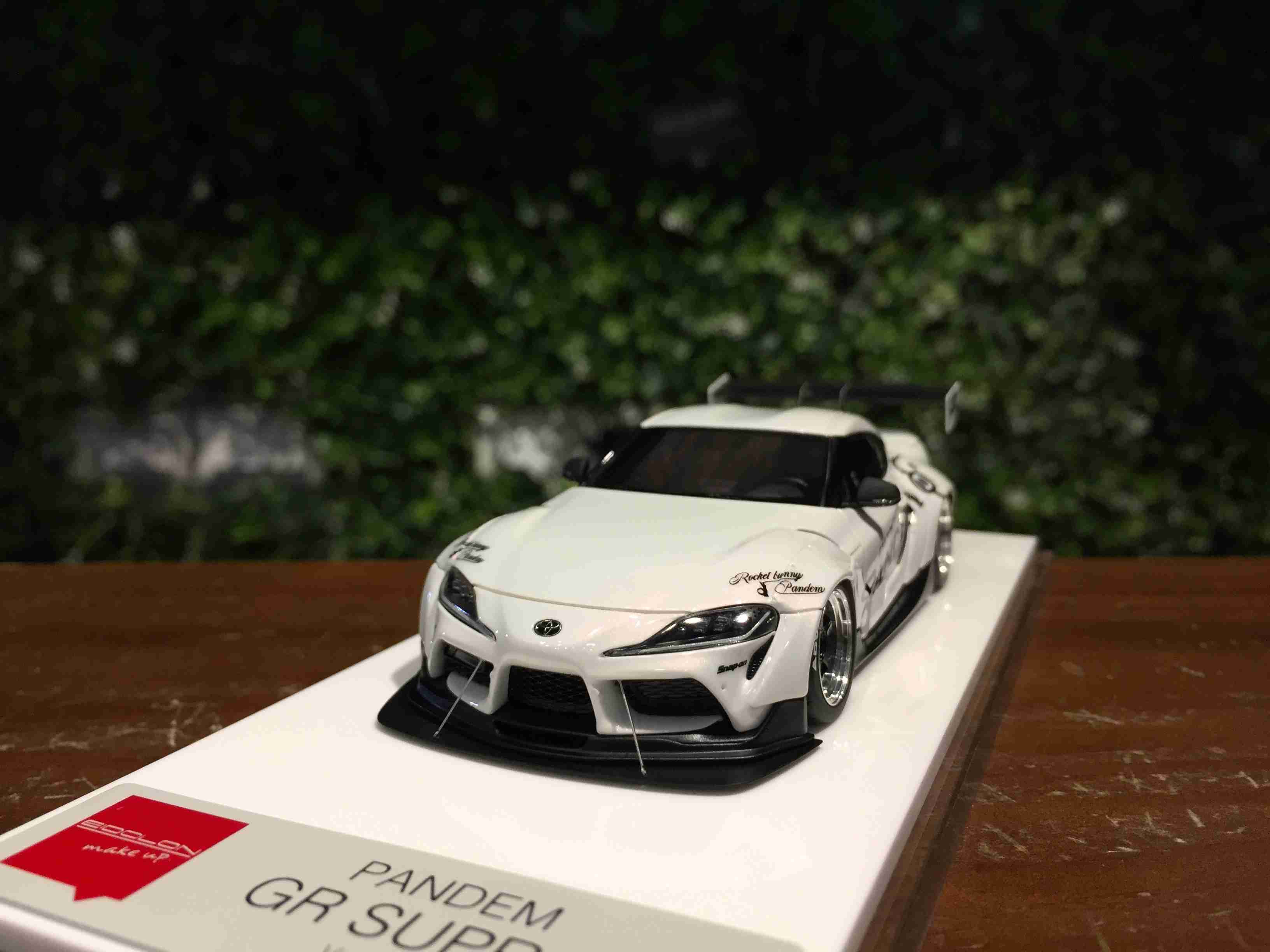 1/43 MakeUp Pandem GR Supra Ver 1.5 Pearl White RB007A【MGM】