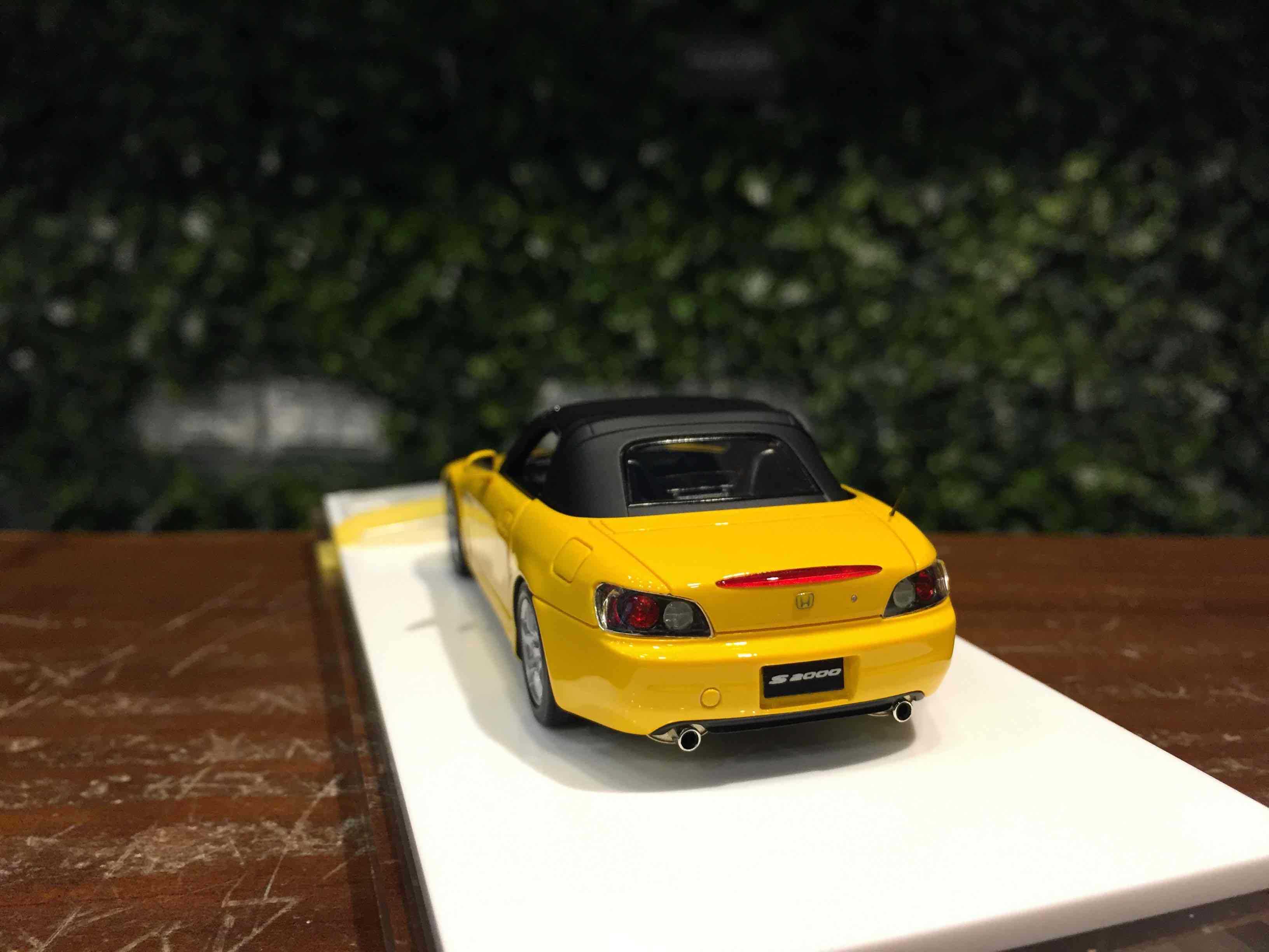 1/43 MakeUp Honda S2000 AP1 1999 Indy Yellow EM667D【MGM】