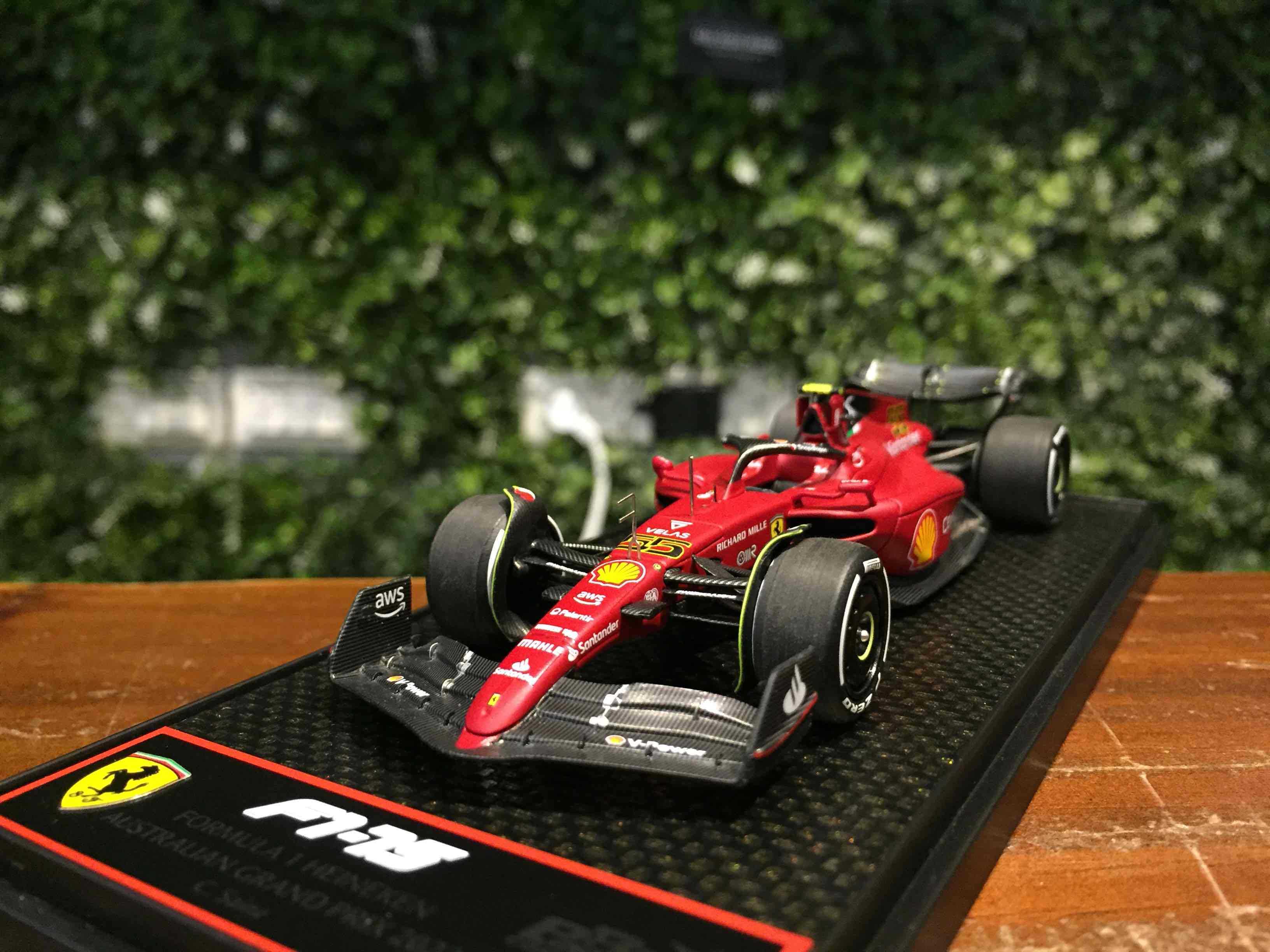 1/43 BBR Ferrari F1-75 CarloSainz AustralianGP BBRC278B【MGM】