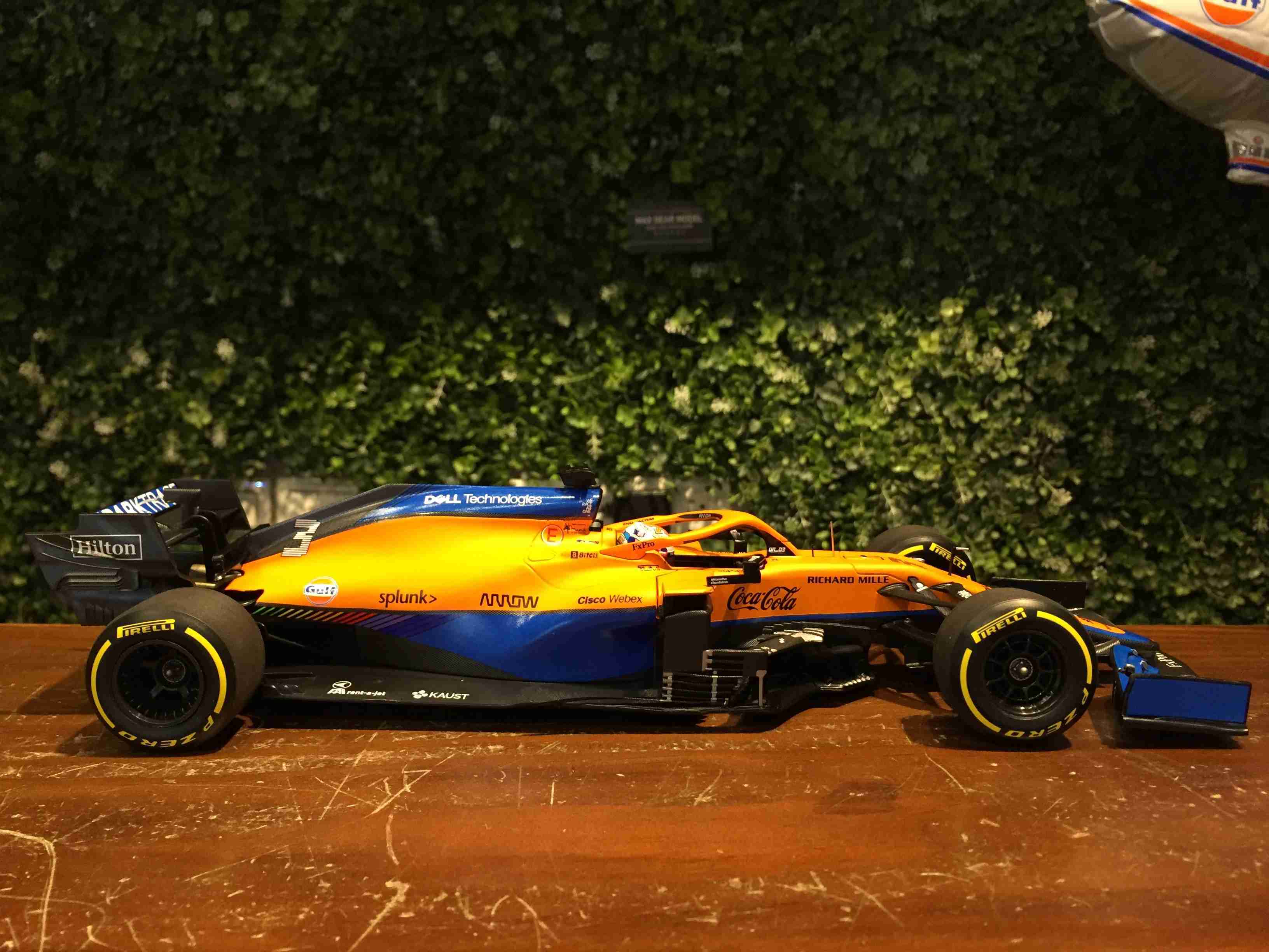 1/18 Minichamps McLaren MCL35M D.Ricciardo 530211803【MGM】