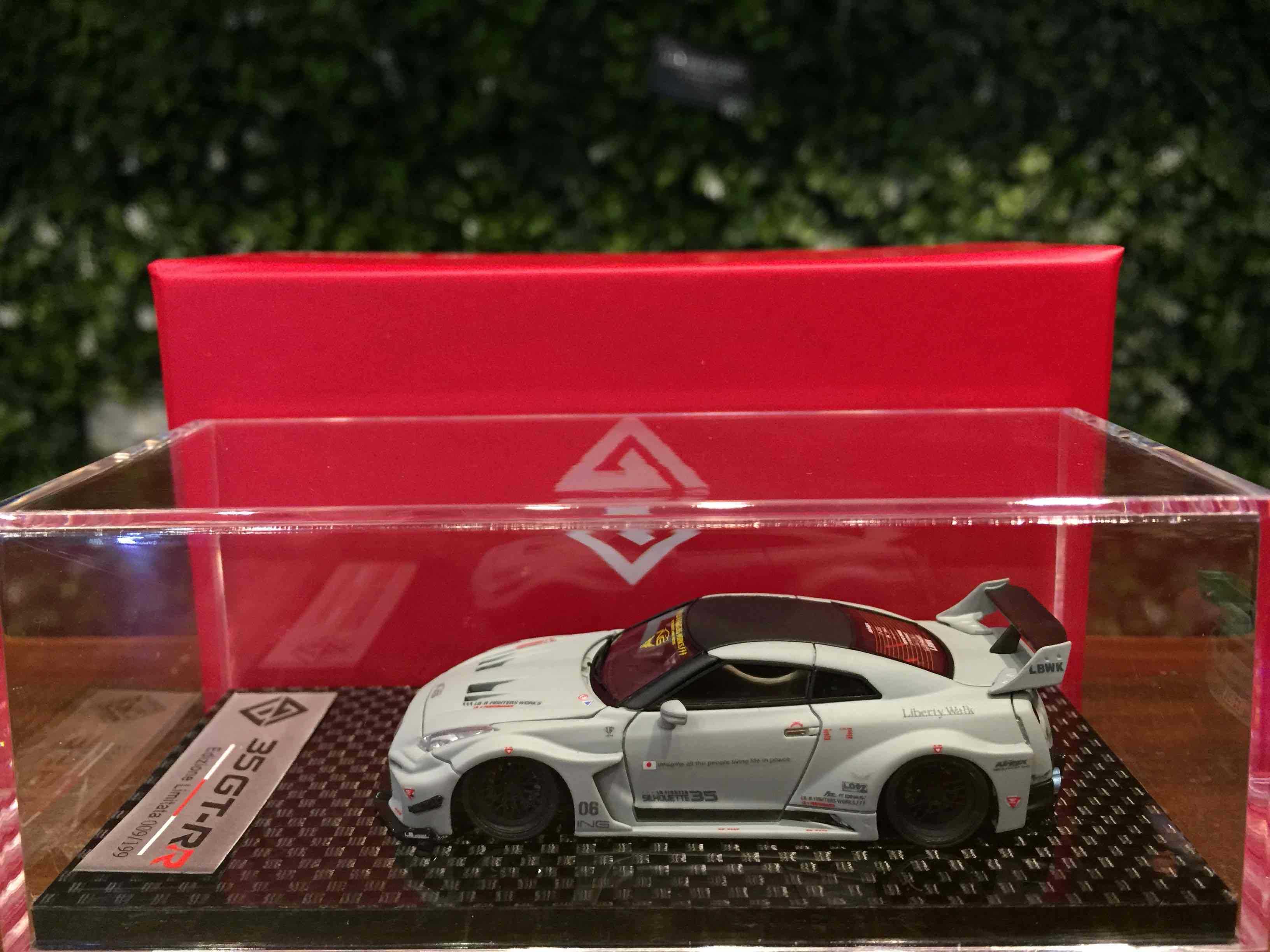 1/64 GodWealth LBWK Nissan GT-R (R35) Grey GW64002D【MGM】 - Max Gear ...