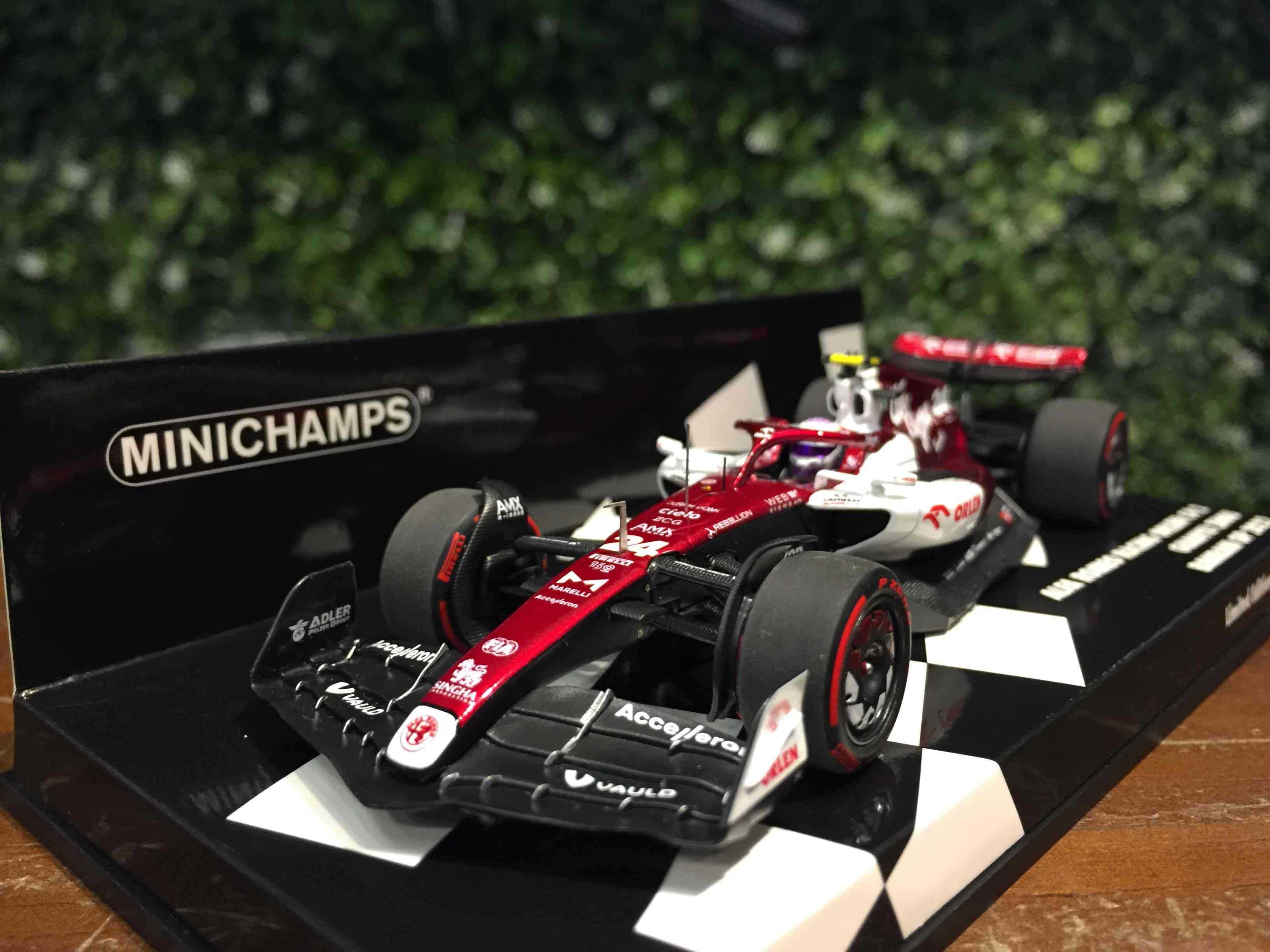 1/43 Minichamps Alfa Romeo C42 Zhou GuanYu 417220124【MGM】