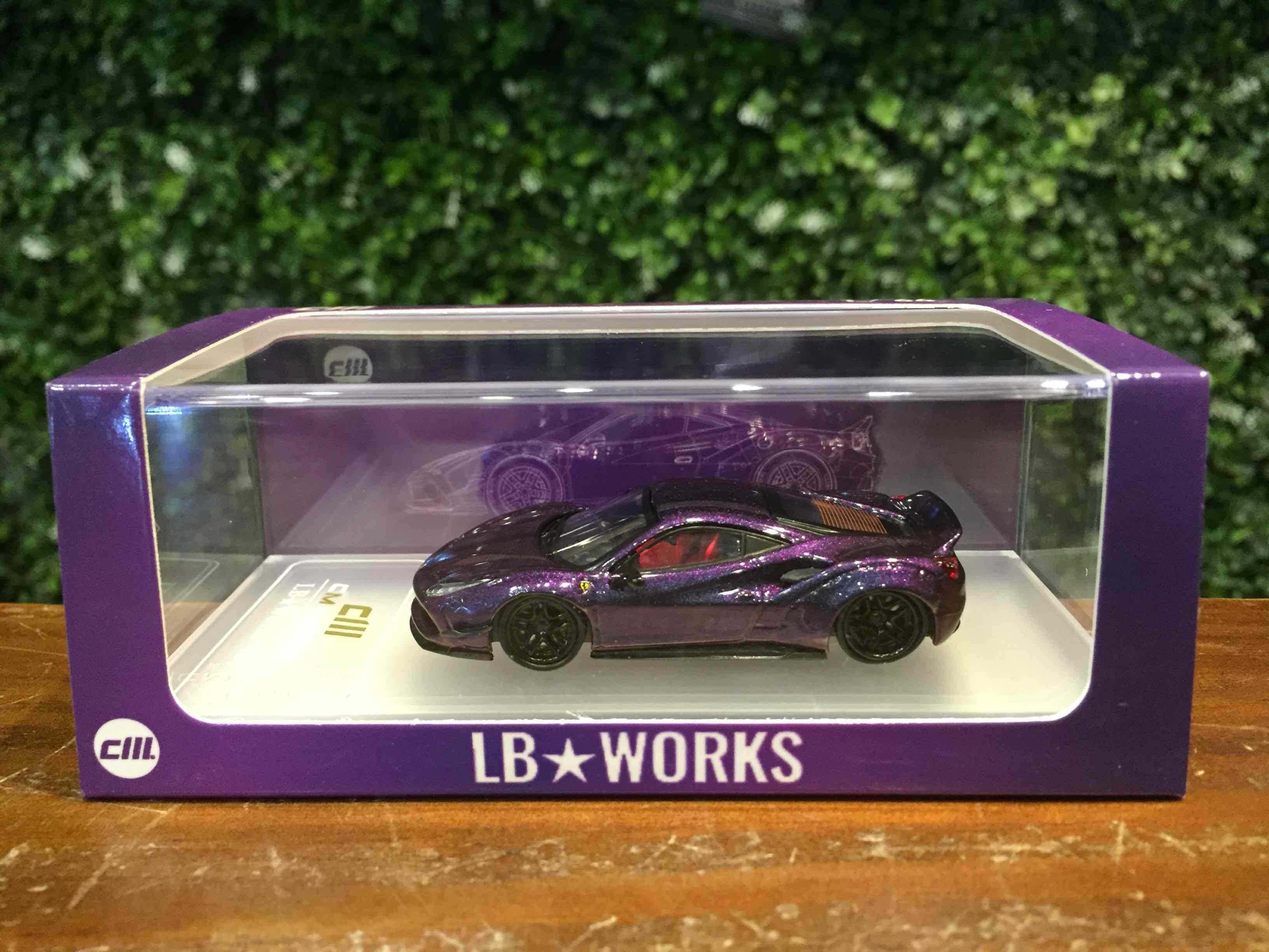 1/64 CM-Model LBWK Ferrari 488 GTB Chameleon CM64LB48804【MGM