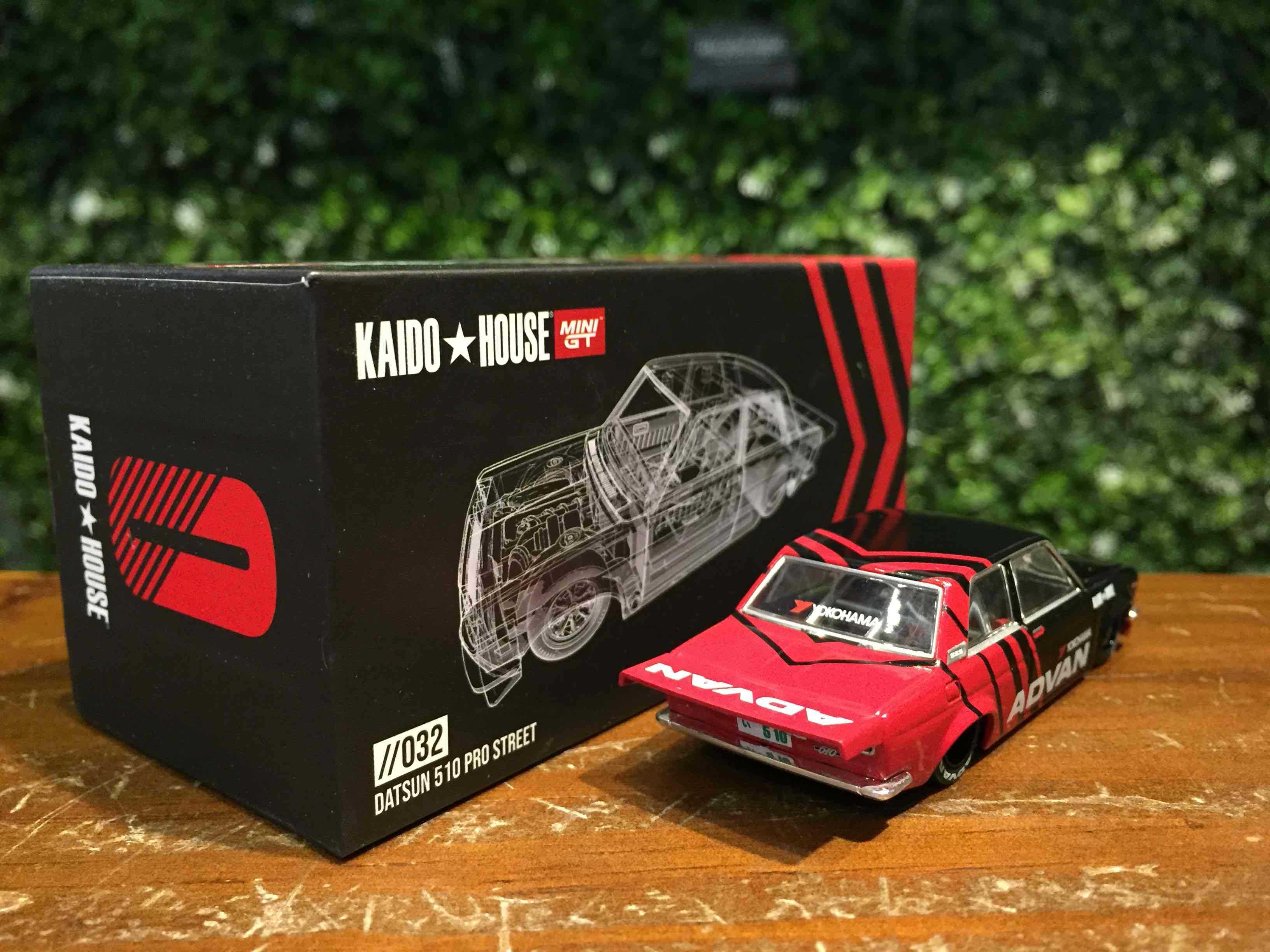 1/64 MiniGT Datsun 510 Pro Street Advan KHMG032【MGM】